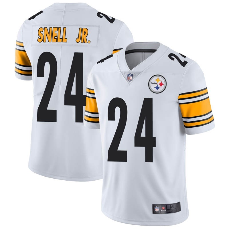 Men's Pittsburgh Steelers White #24 Benny Snell Jr. Vapor Untouchable Limited Stitched Jersey